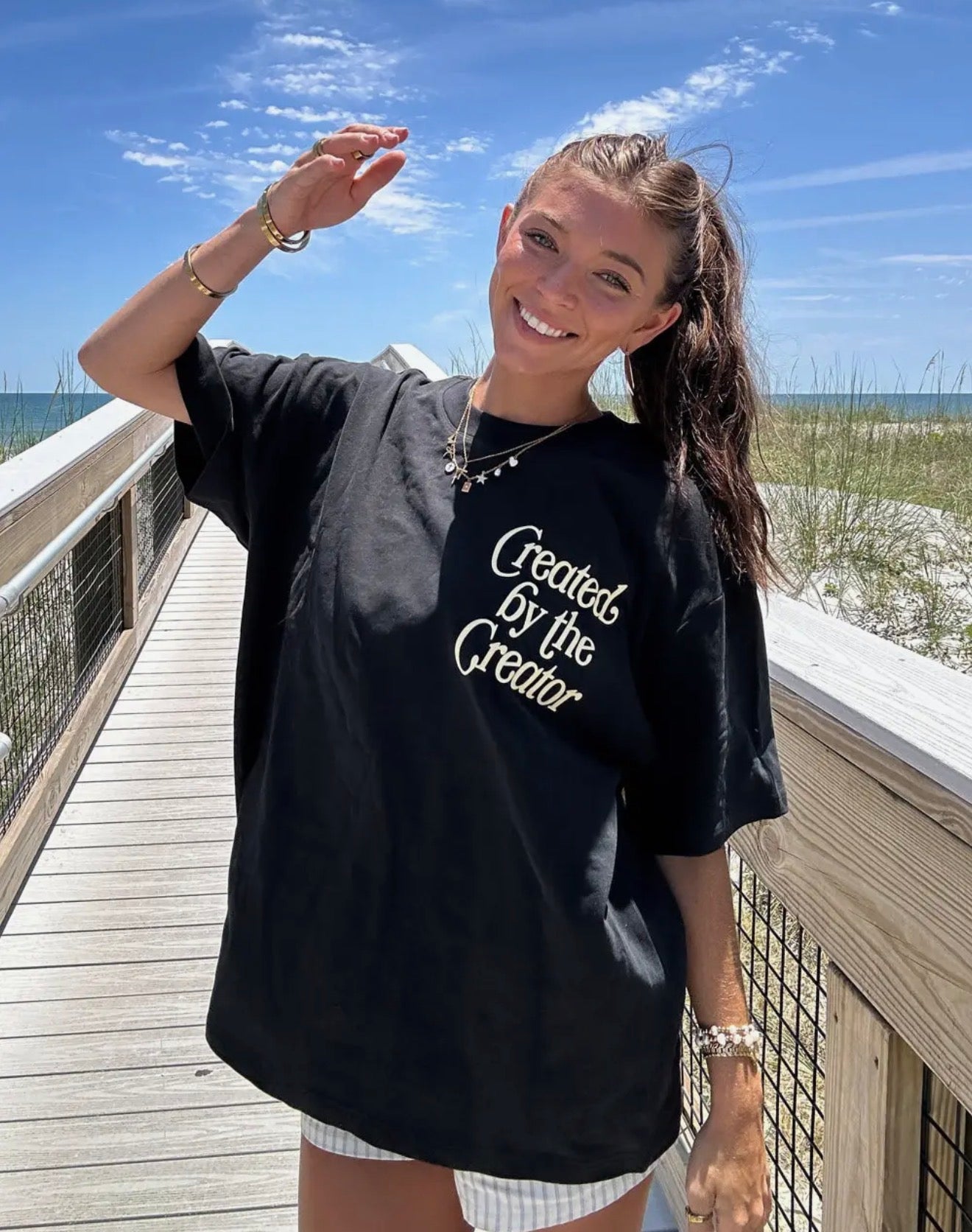 Woman's Created by the Creator Tee