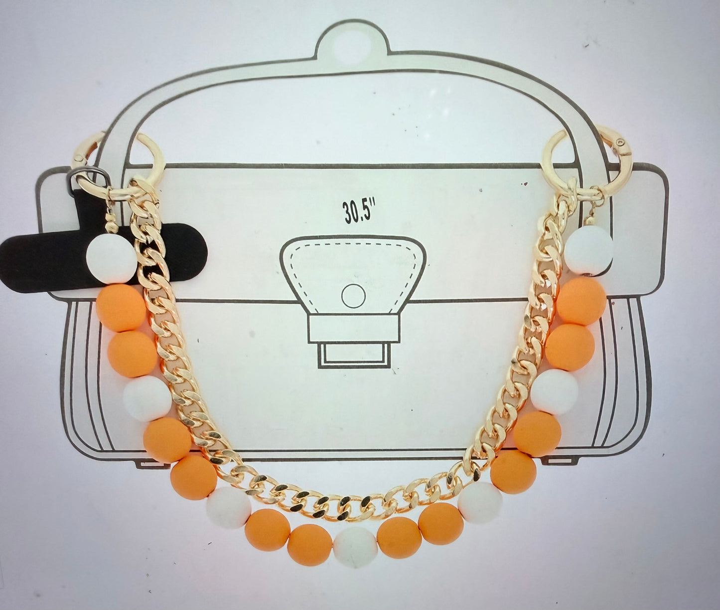 Game Day Dual Strand Bag Charm