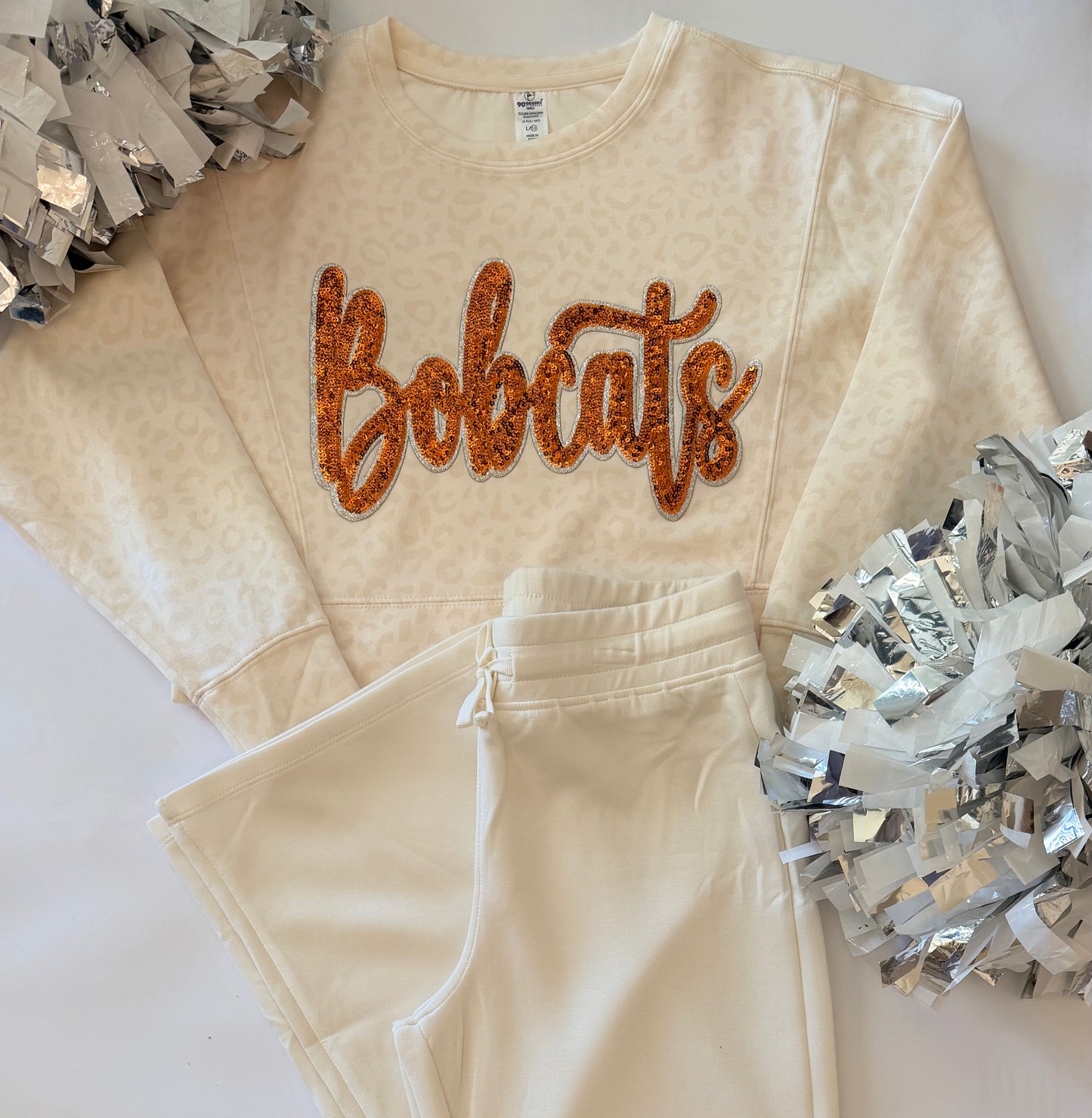 Bobcats Pullover Pant Set Leopard