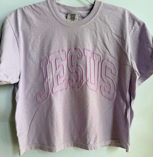 Woman's Jesus Cropped Tee