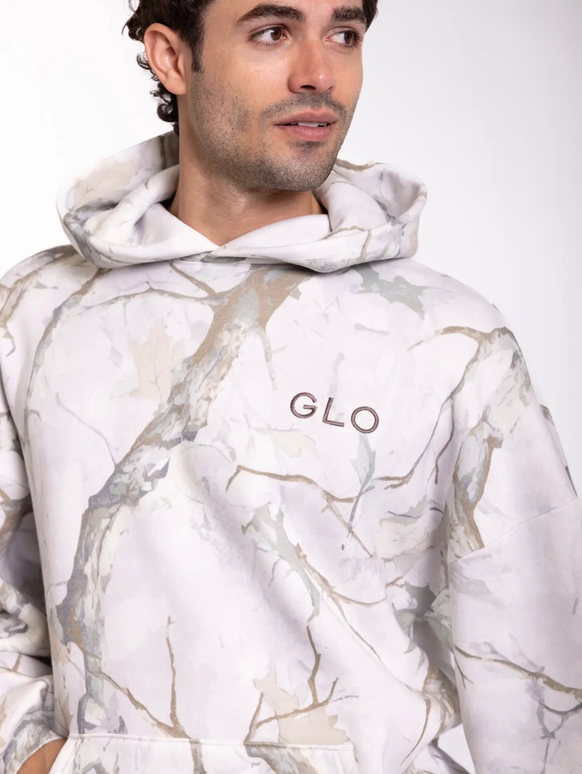 Unisex Kingdom Patchwork Hoodie-Forgiven Light Camo