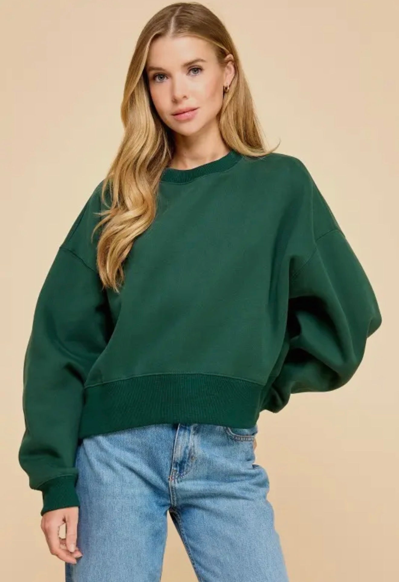 Green Mahjong Bird Bam Game Tiles Sequin Sweatshirt with 2 Stars