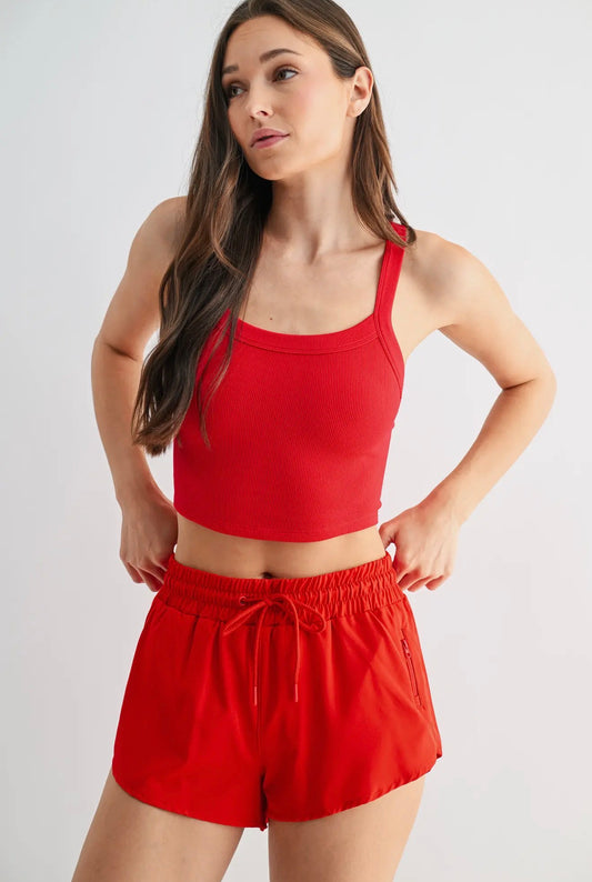 Woman's Red Seamless Cami