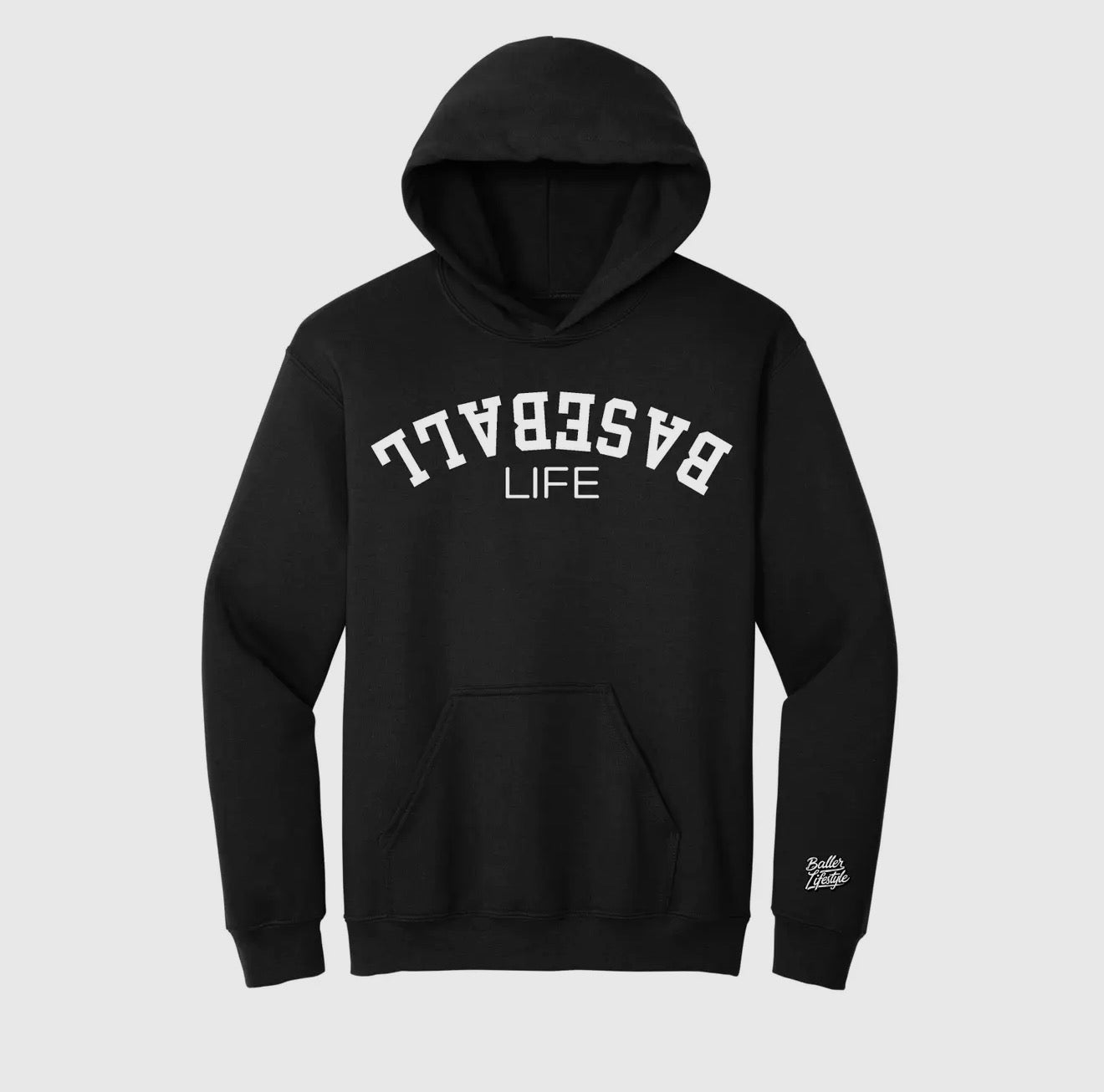 Baller Lifestyle Baseball Life Hoodie