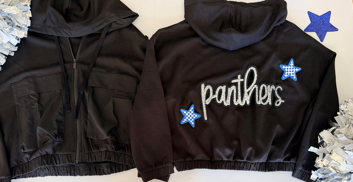 Panthers Soft Scuba Full Zip Jacket + 2 Stars