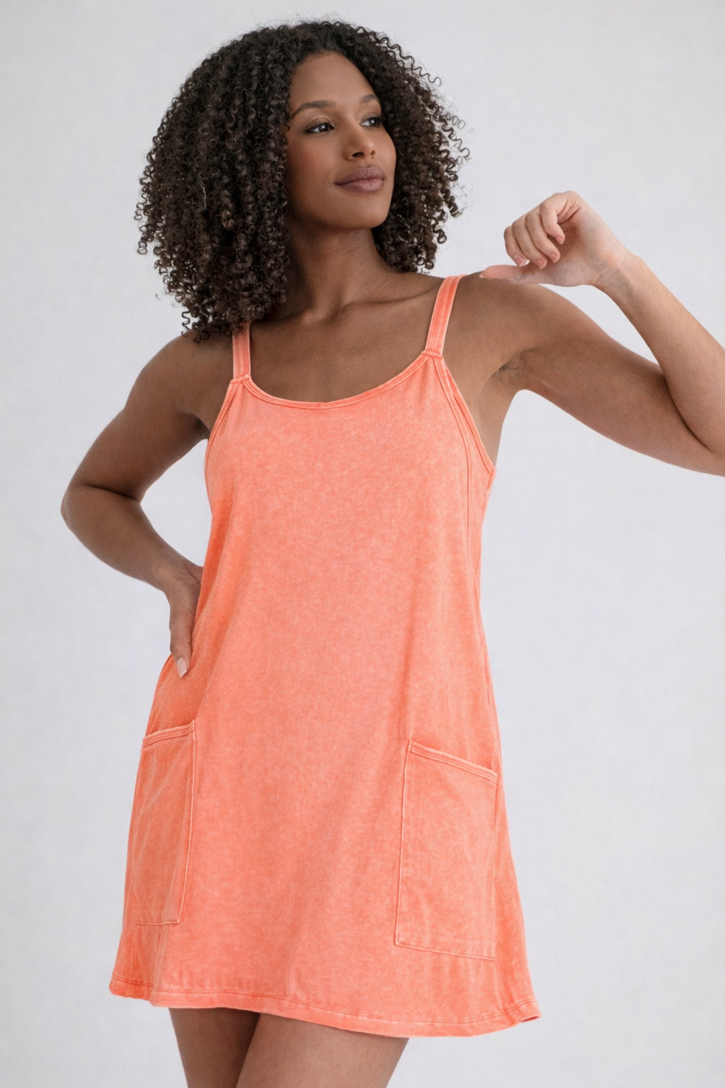 Woman's Mini Dress w/ Built in Romper