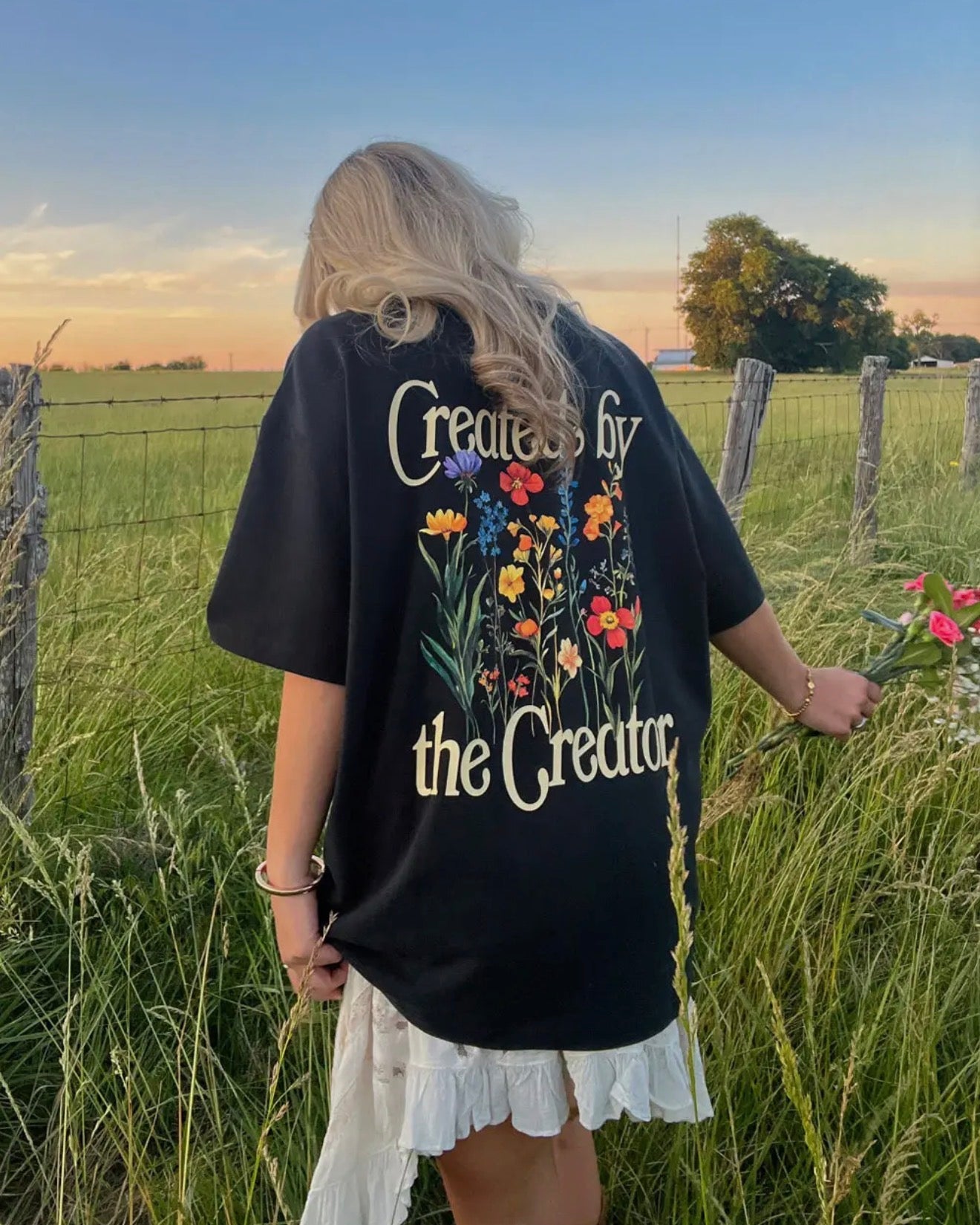 Woman's Created by the Creator Tee