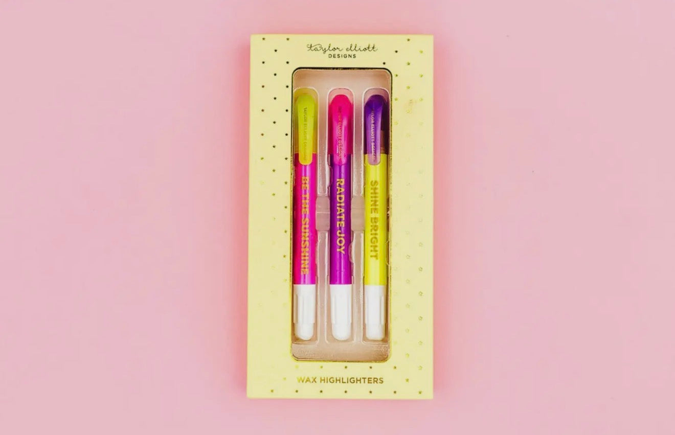 Taylor Elliott Shine Bright Wax Highlighter Set