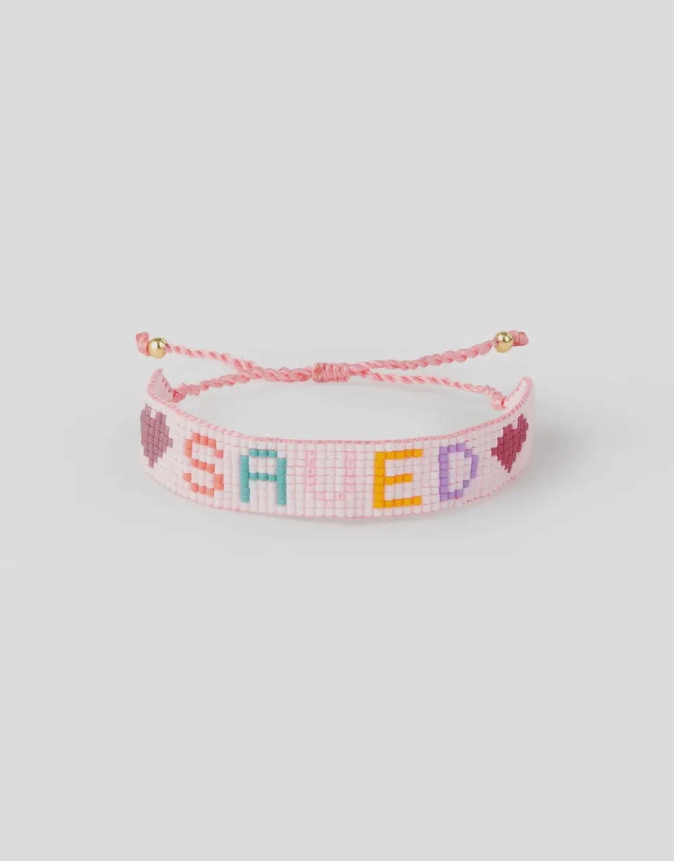 Saved Micro Bead String Bracelet