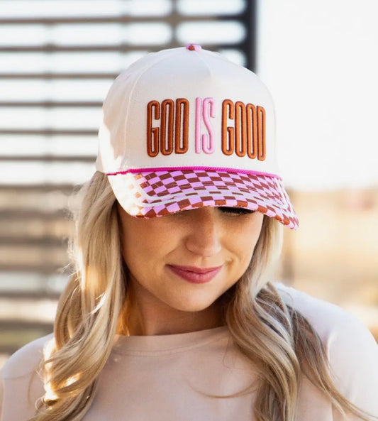 God Is Good Trucker Hat