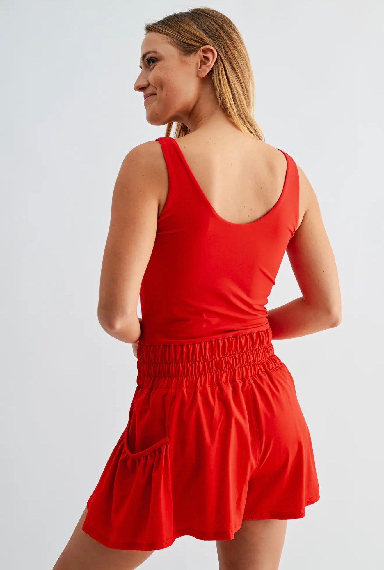 Woman's Red Romper