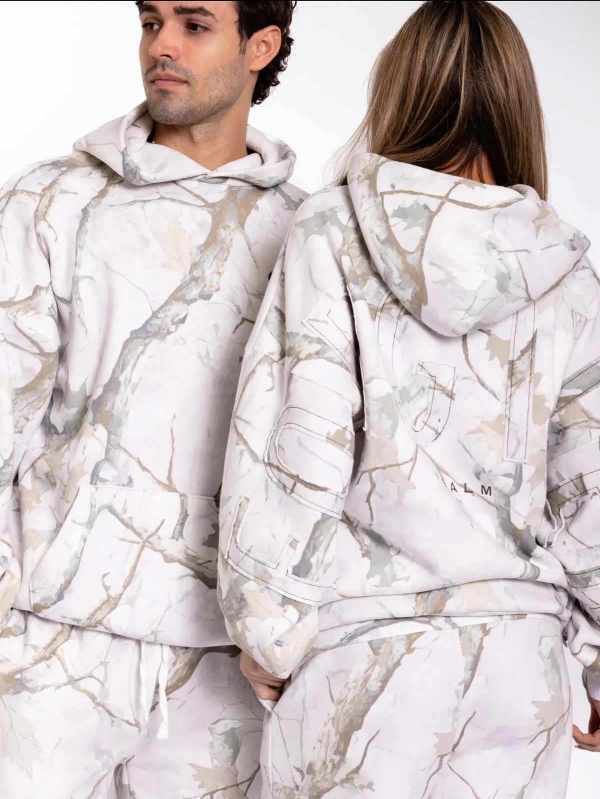 Unisex Kingdom Patchwork Hoodie-Forgiven Light Camo