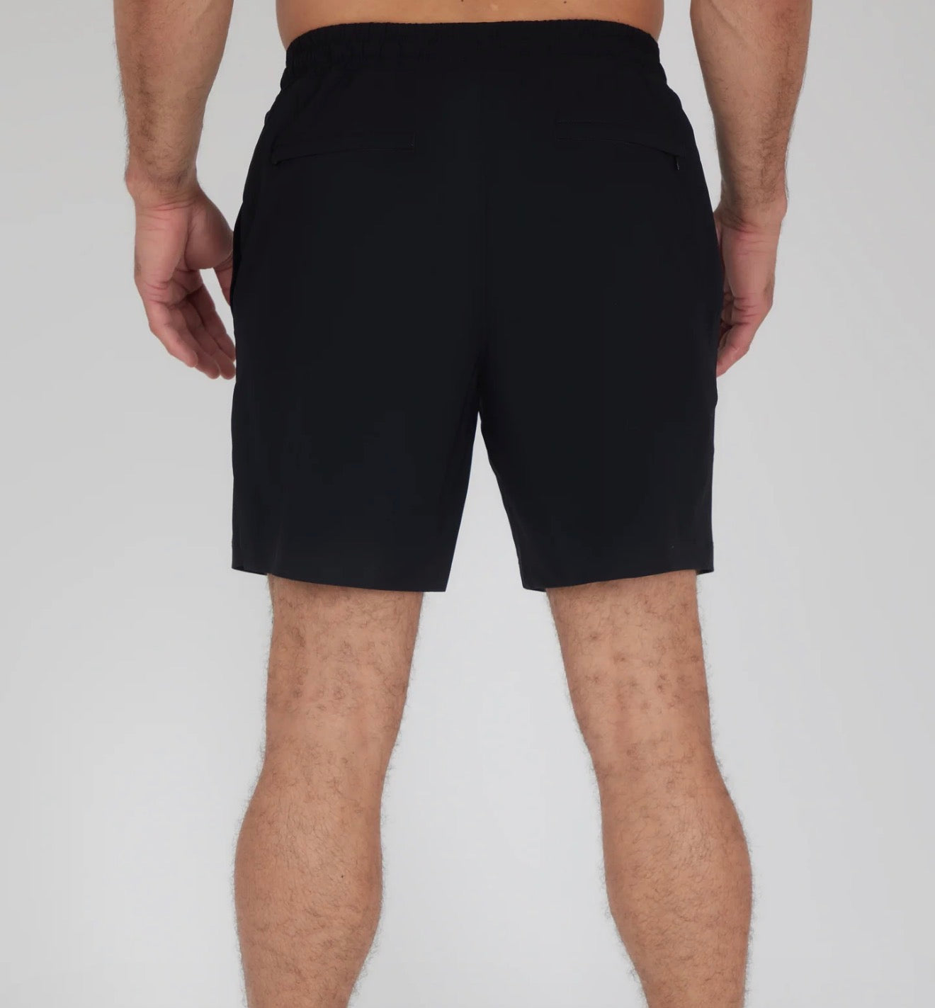 Men's Black Performance Shorts