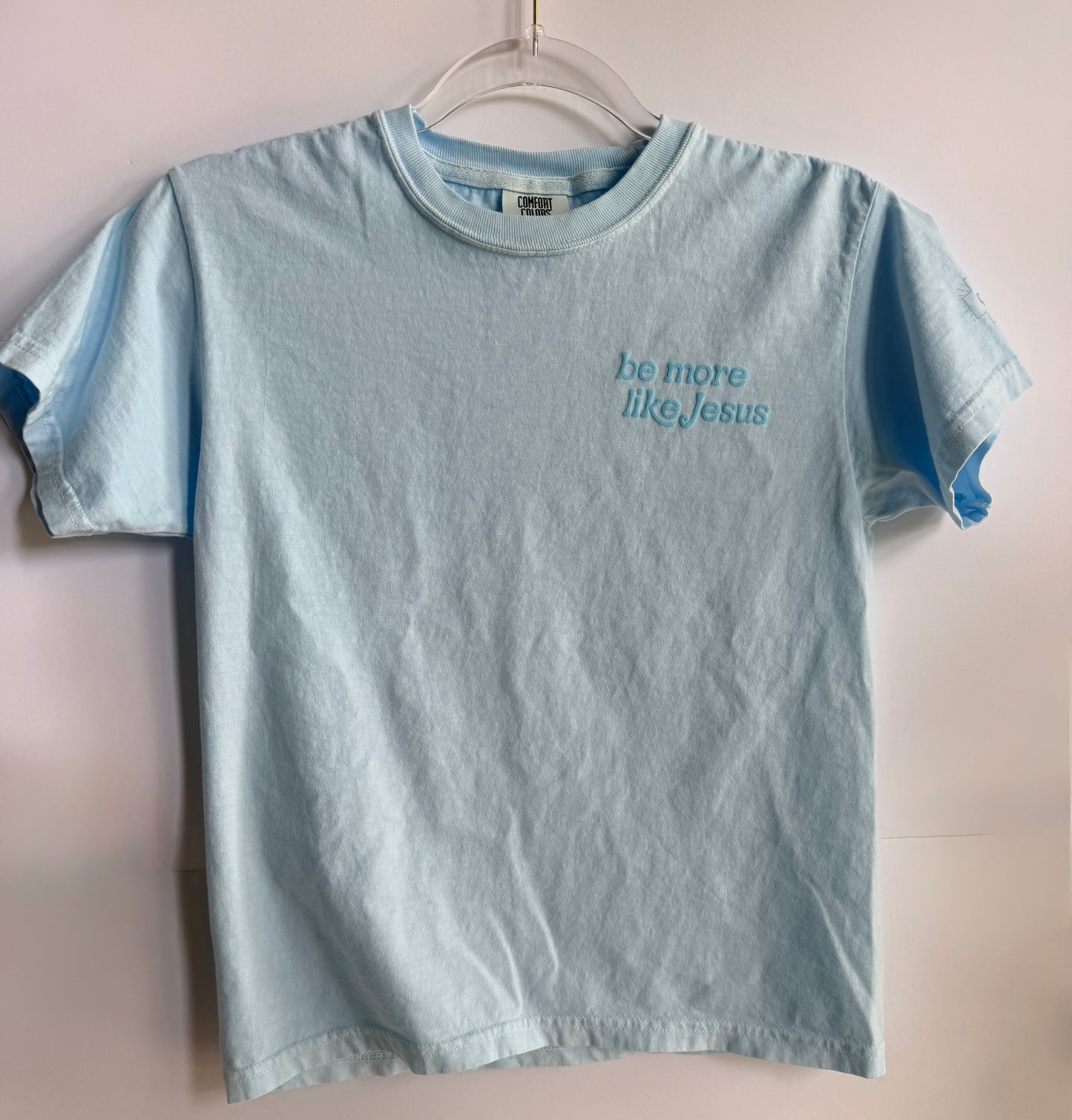 Baby Blue Be More Like Jesus Tee (Youth-Adult)