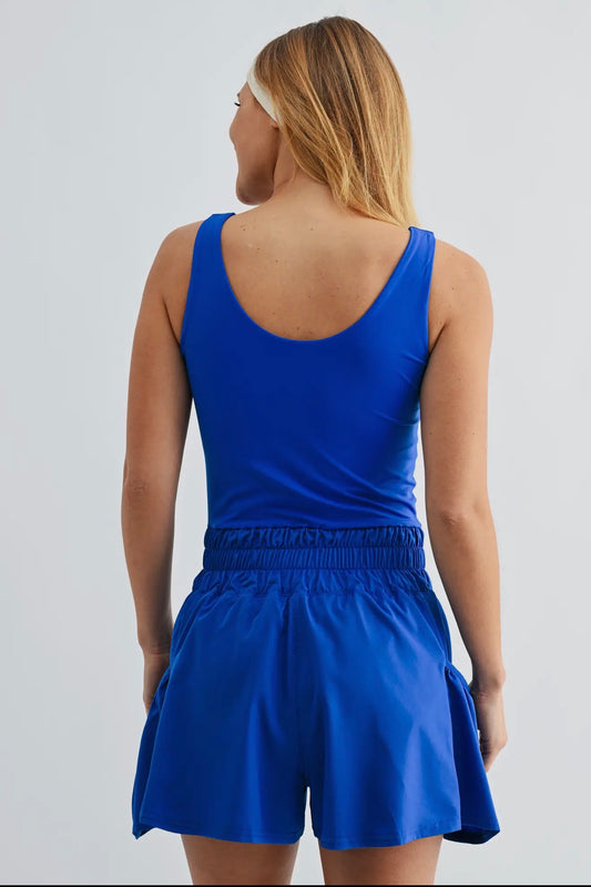 Woman's Blue Romper