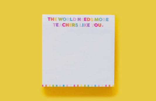 Taylor Elliott Best Teacher Ever Sticky Note Pad