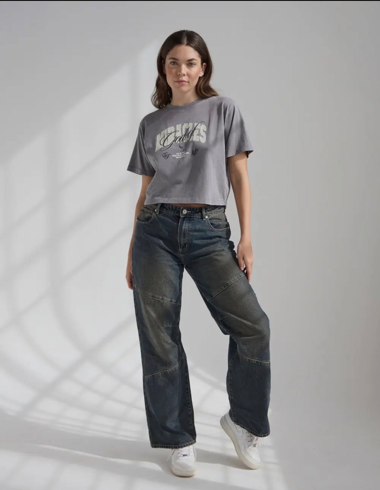 Woman's God of Miracles Cropped Tee