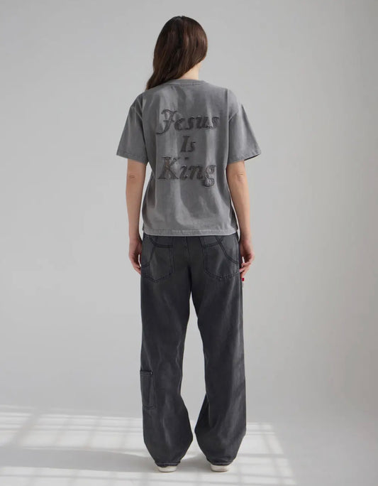 Adult, Not Sorry. Jesus is King Heavyweight Tee