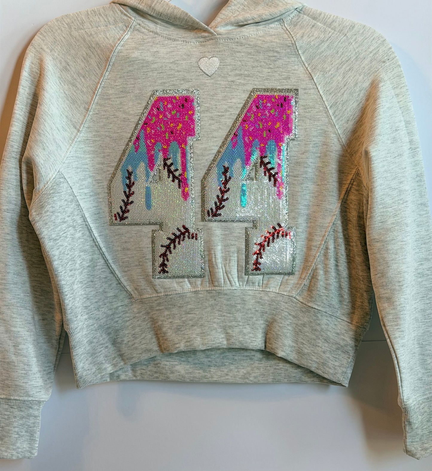 Youth Hoodie and Jogger Set w/ 2 Sequin Drip Numbers