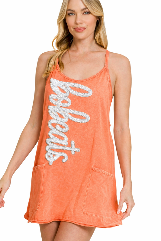 Woman's Bobcats Mini Dress w/ Built in Romper