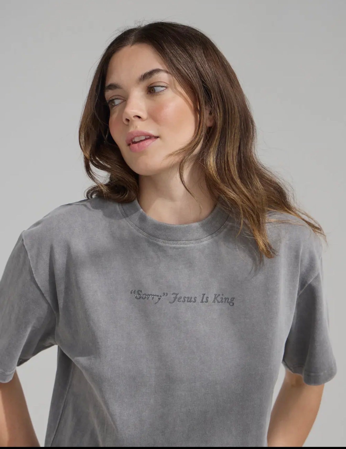 Adult, Not Sorry. Jesus is King Heavyweight Tee