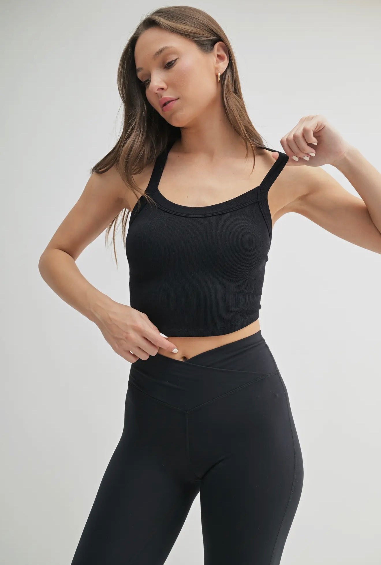 Woman's Black Seamless Cami