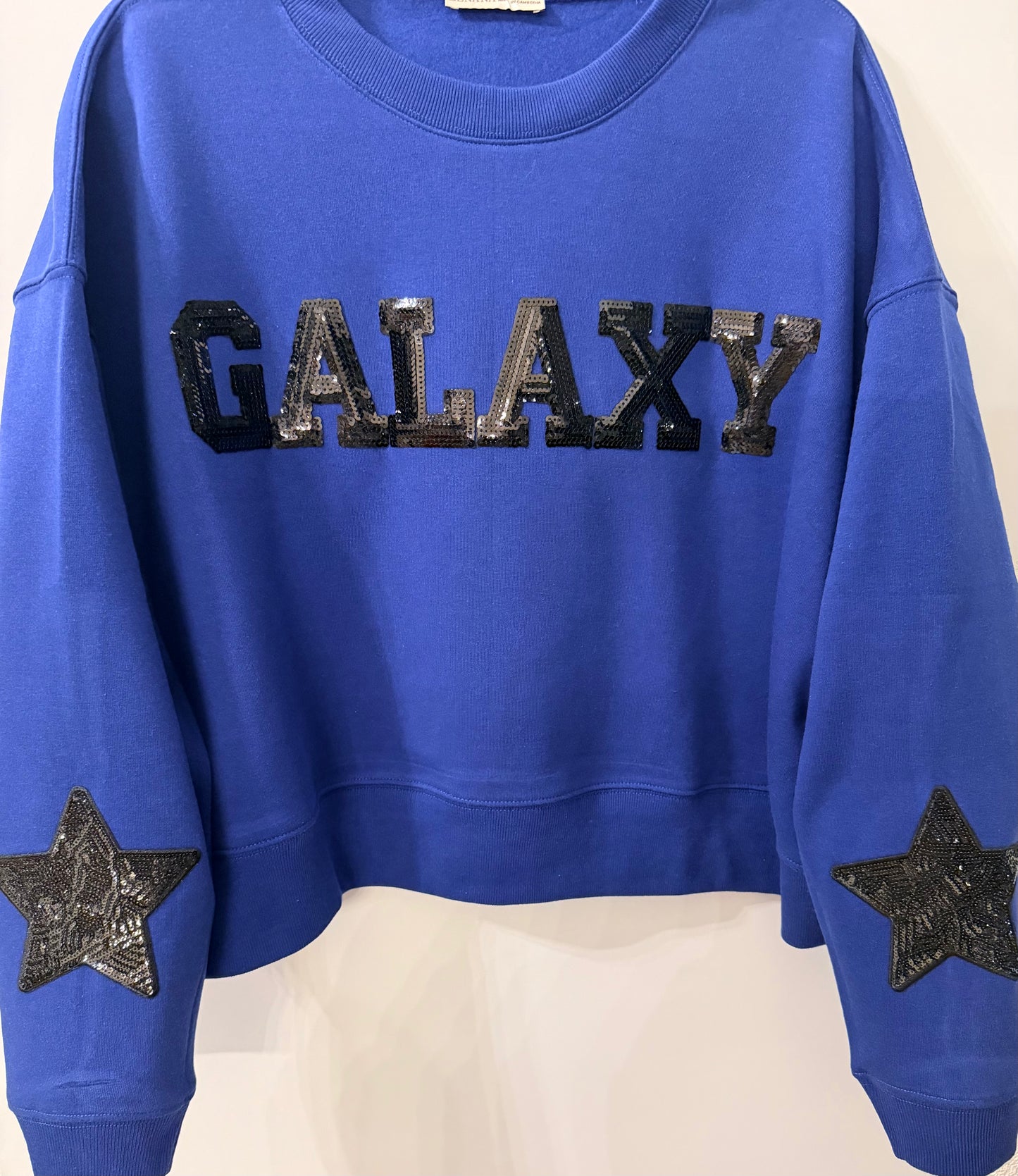 Woman's Sweatshirt + Short Set with Custom Galaxy