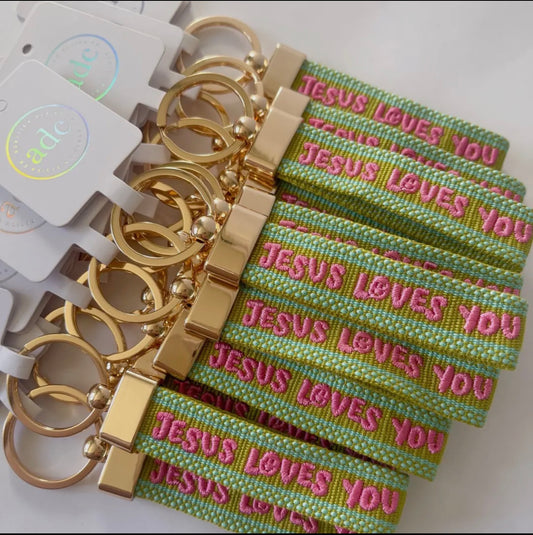 Jesus Loves You Keychain