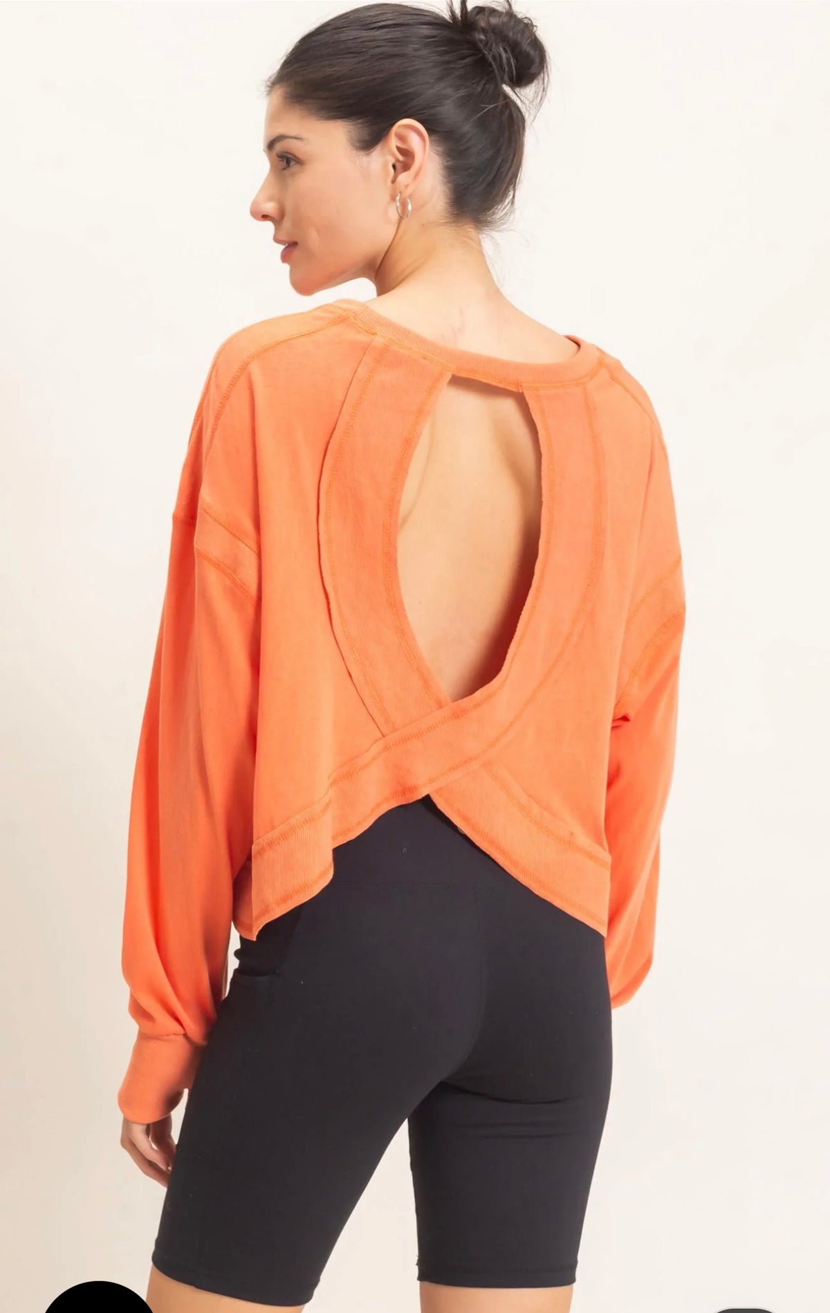 Woman's Open Back Tee w/ 2 Stars
