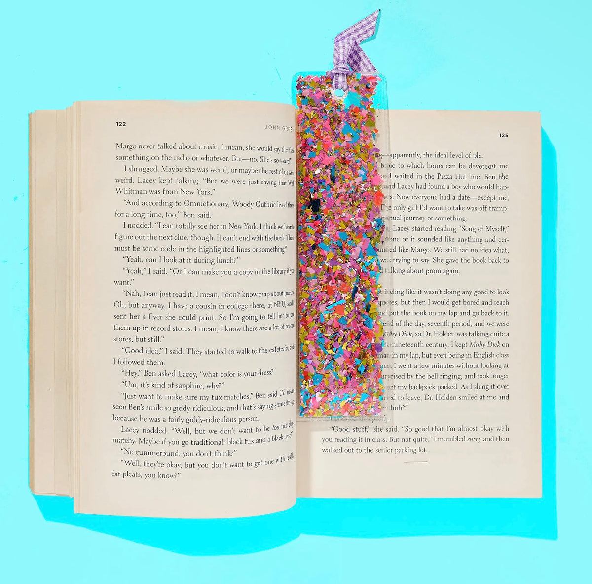 Taylor Elliott Bookmark - Happy Confetti