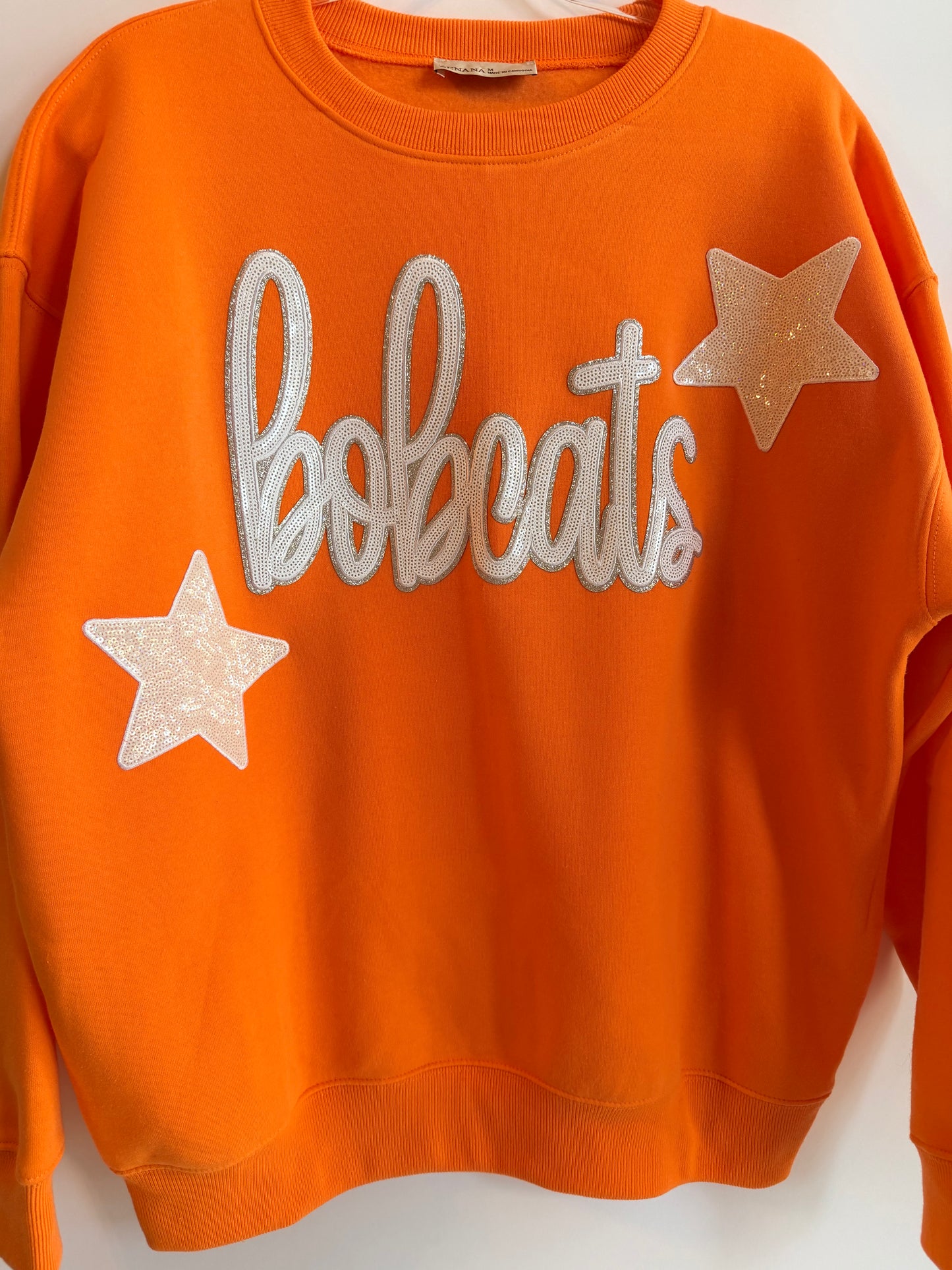 Bobcats Full Length Sweatshirt with 2 Stars