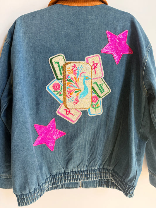 Mahjong Jean Jacket