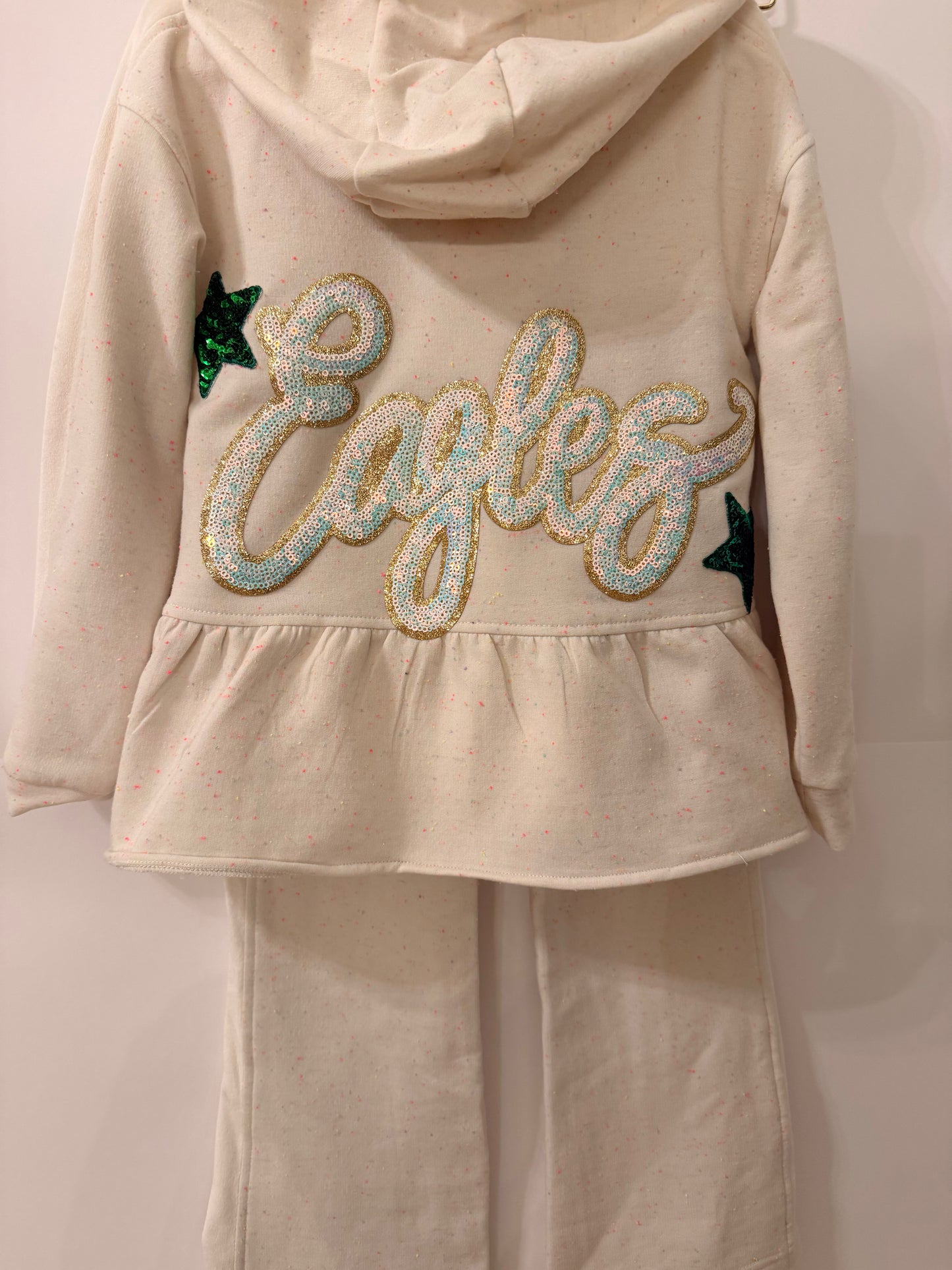 Toddler Bobcats Half Zip Flared Pant Set