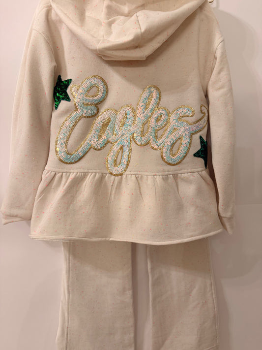 Toddler Bobcats Half Zip Flared Pant Set