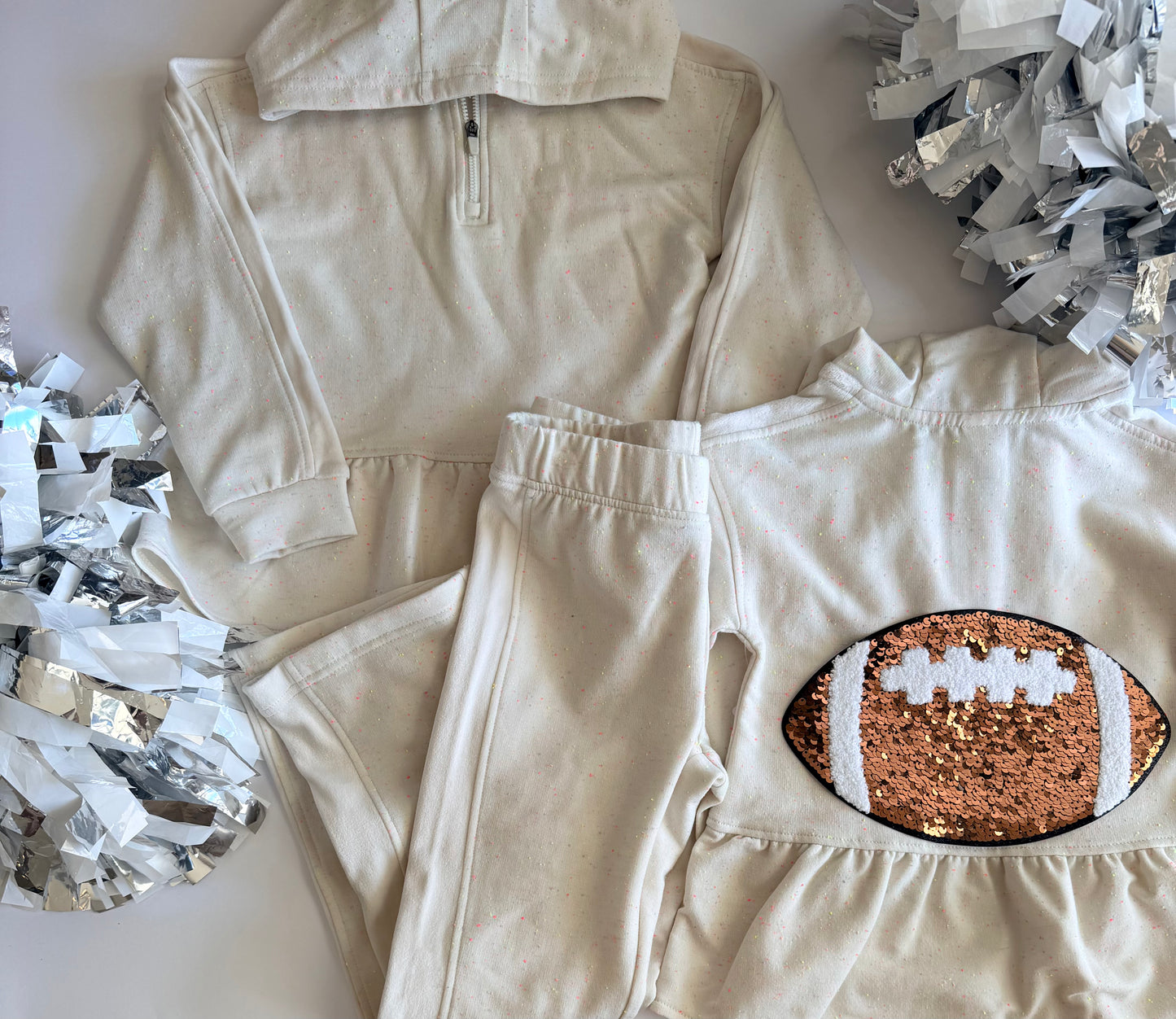 Toddler Bobcats Half Zip Flared Pant Set