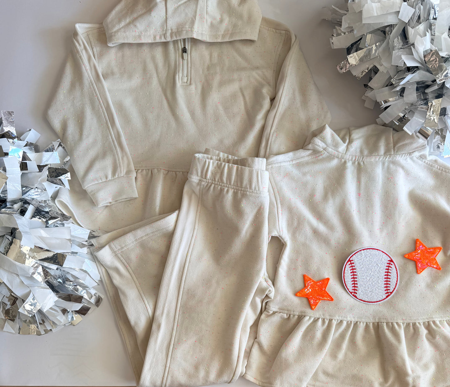 Toddler Bobcats Half Zip Flared Pant Set