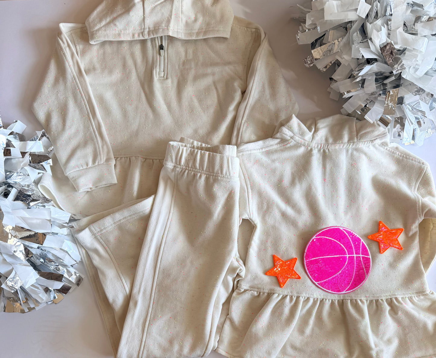 Toddler Bobcats Half Zip Flared Pant Set