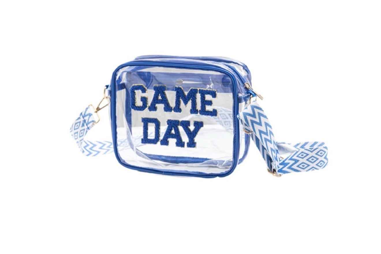 Panthers Game Day Clear Crossbody Bag