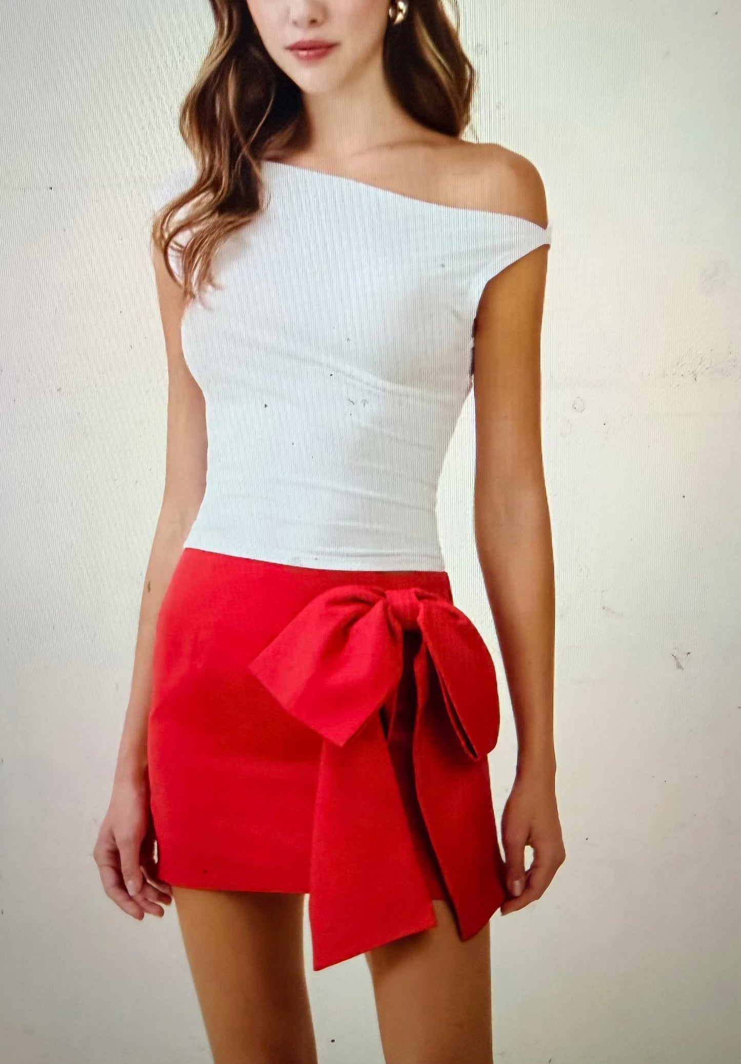 Red Bow Skirt