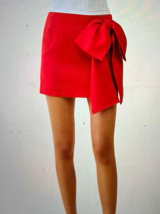 Red Bow Skirt