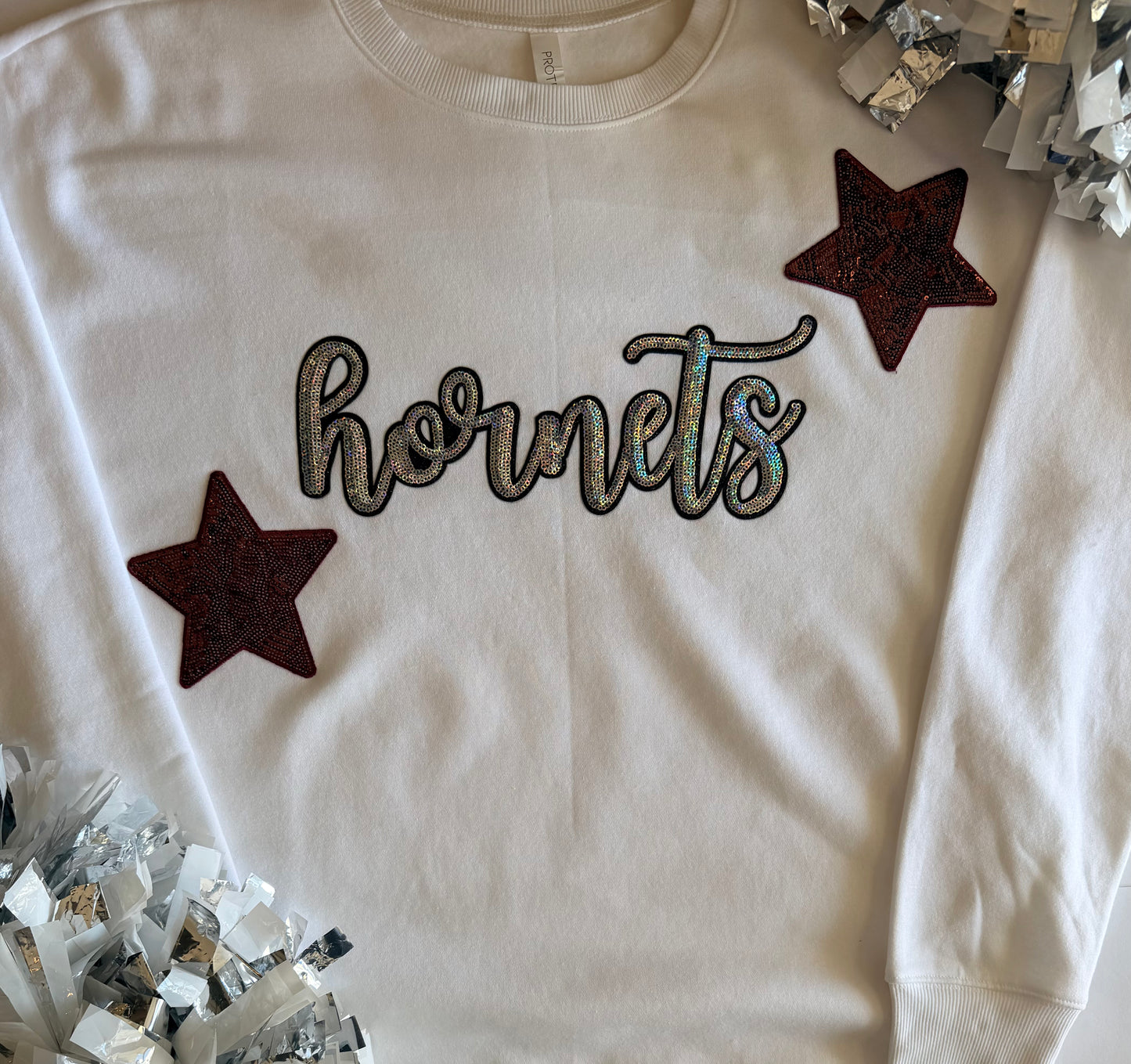 Hornets Patch Sweatshirt w/ 2 Stars