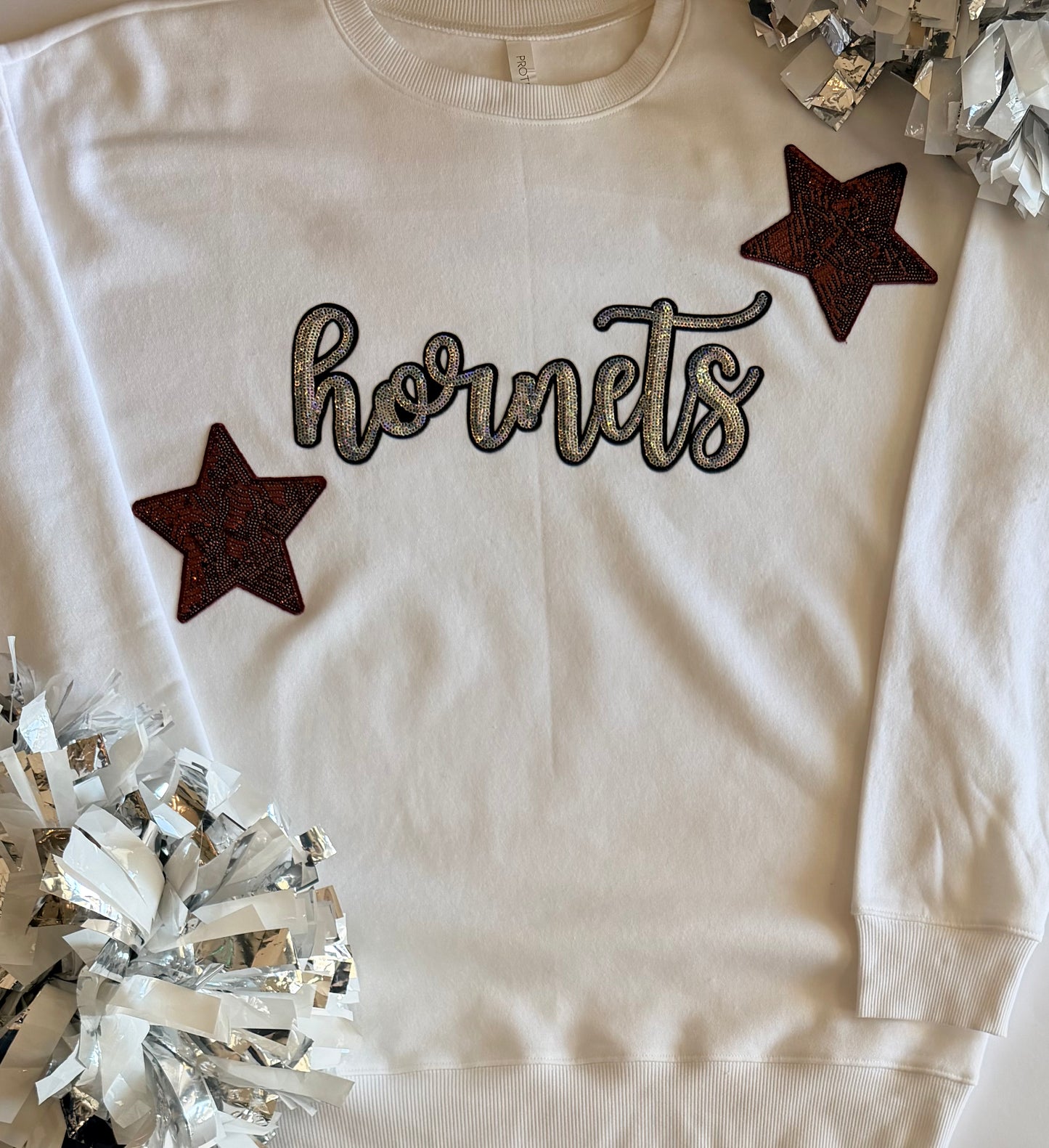 Hornets Patch Sweatshirt w/ 2 Stars