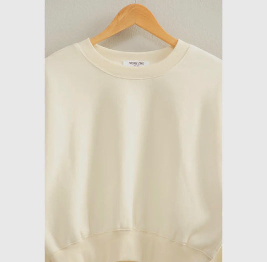 Adult Bobcats Crop + Sweatpant with Single Sequin Patch